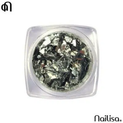 Paper Flakes Black Silver