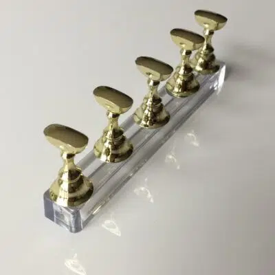 Présentoir tips doré