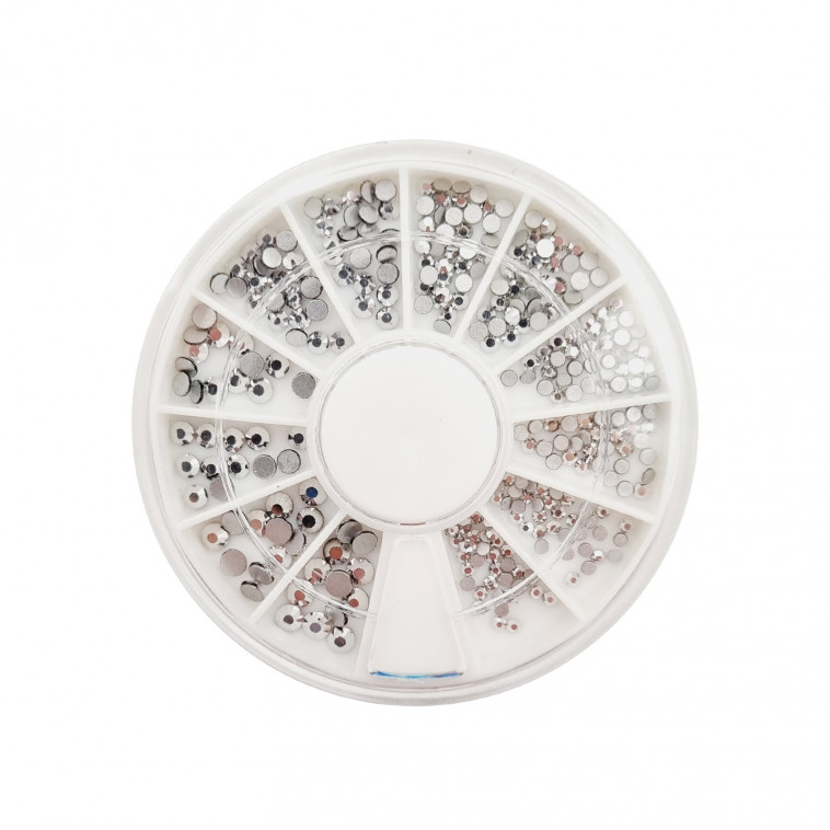 Carrousel strass crystal argent 1 Carrousel strass crystal argent