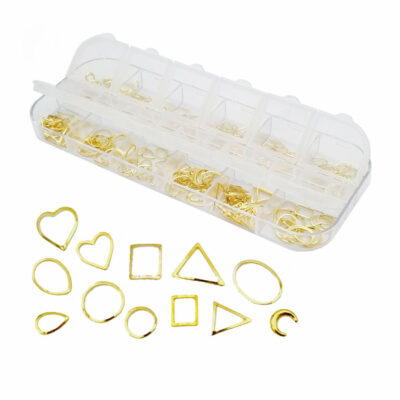 Kit nail art mix gold