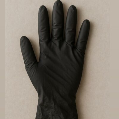 Gants noirs 10 pièces taille M