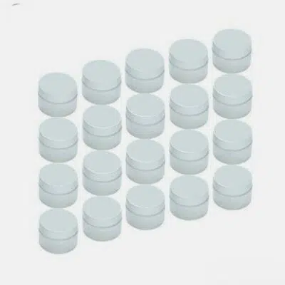 Pots vides blancs 20 pcs