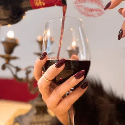 Vernis semi-permanent - Wine kiss - 15ml